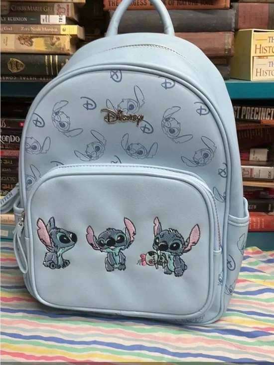 PrimarDisney Kids Light Blue Stitch Mini Backpack