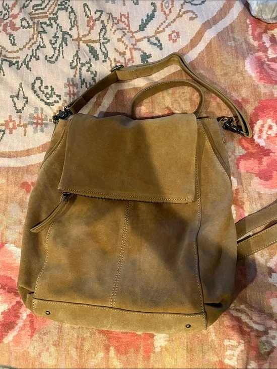 Free People Suede Backpack
