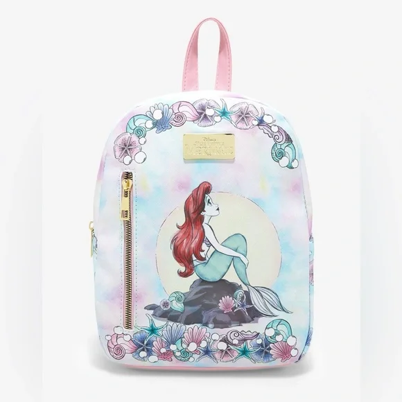 NWT✨ Disney Her Universe The Little Mermaid Ariel Rock Mini Backpack Purse