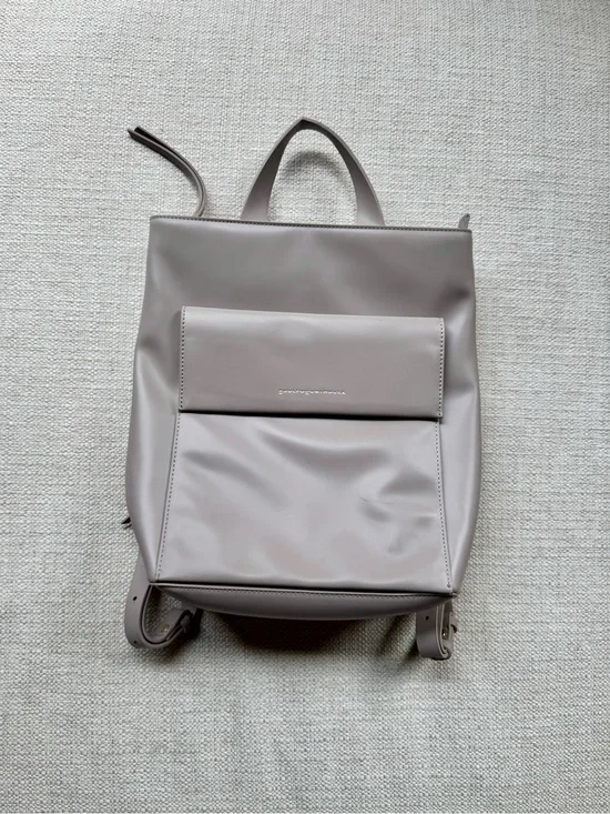 Adolfo Dominguez Women's Taupe Backpack Tote