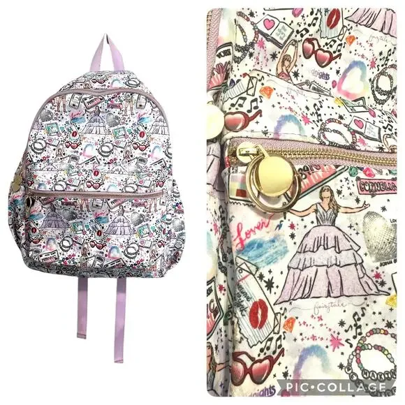 Elisabeth + Faith For The Swifites Fairytale Lover Eras Backpack Bookbag