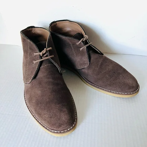 Banana Republic  Sz 10 Brown Suede Desert Boots Men’s
