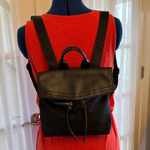 Botkier Black Mini Backpack