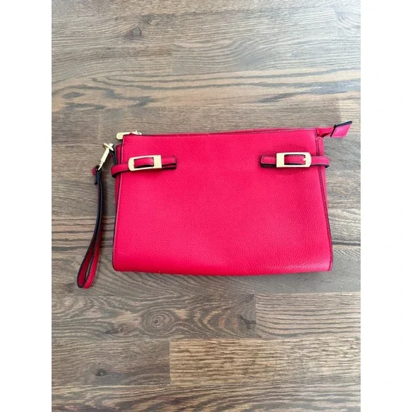 Red Classic Clutch Bag‎