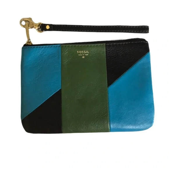 Fossil Colorblock Wristlet