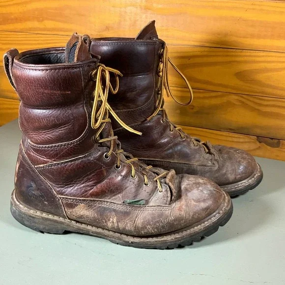 Georgia Boots‎ Mens 10W Steel Toe Waterproof Logger Full Grain Leather G101