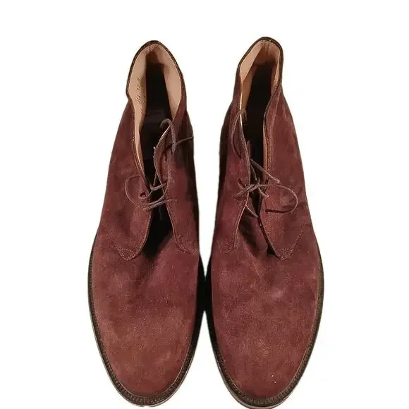 Johnston & Murphy Men’s Italian Brown Suede Chukka Boot Size 12M‎ — Vibram Sole