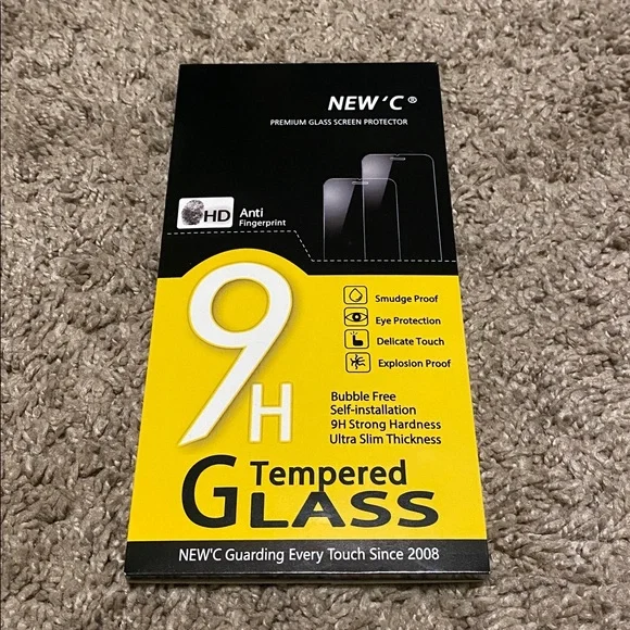 NEW'C 9H Tempered Glass Screen Privacy Protector for IPhone 11 Pro Max