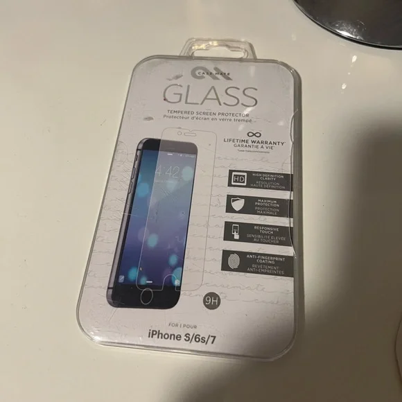 Case-Mate Glass Screen Protector for iPhone S/6s/7 - Clear