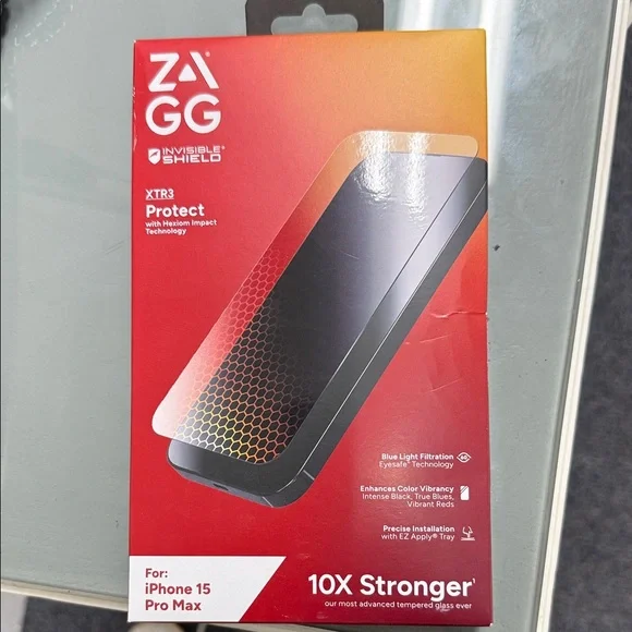 ZAGG InvisibleShield Screen Protector for iPhone 15 Pro Max