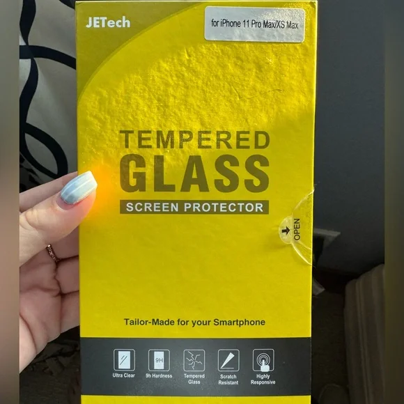 Tempered Glass Screen Protector for iPhone 11 Pro Max/XS Max - 2 pack