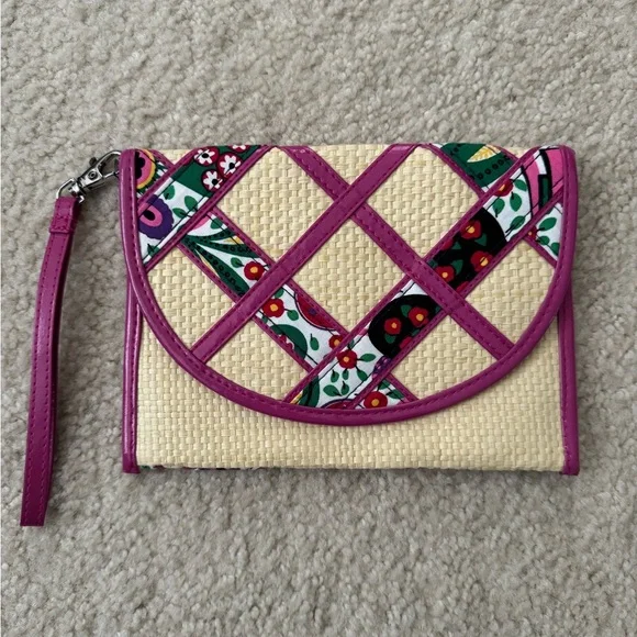 Vera‎ Bradley Viva La Vera Envelope Wristlet Wallet Convertible Clutch