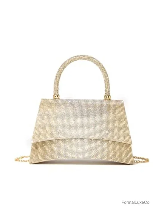 Rhinestones Clutch Purse Sparkly Shoulder Bag Handbag Wedding Evening Crossbody