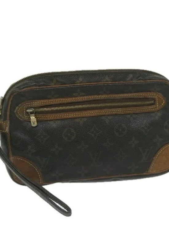 LOUIS VUITTON Monogram Marly Dragonne GM Clutch Bag M51825 LV Auth 59399