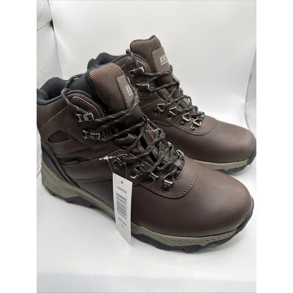 Khombu Kenny Men's Waterproof  Hiker Boots with Memory  foam Size 10. New