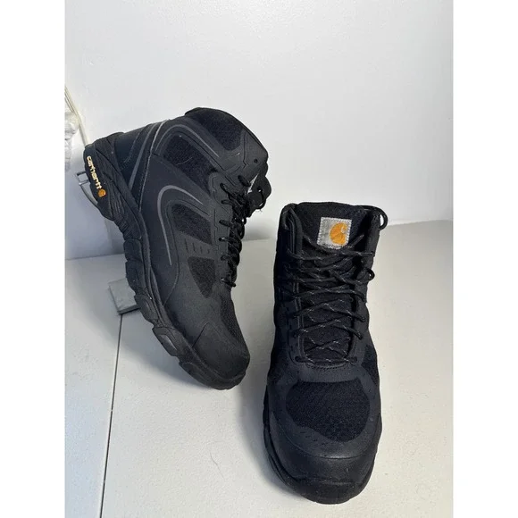 Carhartt Mens Force 4in Nano Composite Toe Work Boots Black CMH4251 Size 9 Wide