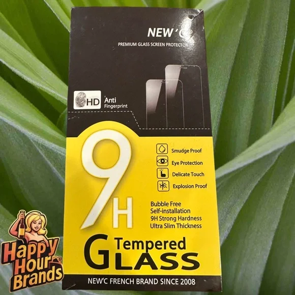 NEW'C 2 Pack iPhone 14 Pro Max Tempered Glass Screen and Camera Lens Protector