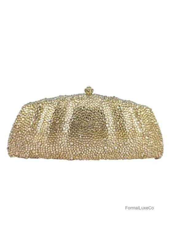 Crystal Clutch Evening Bag Rhinestone Clutch Purse Formal Wedding Bridal