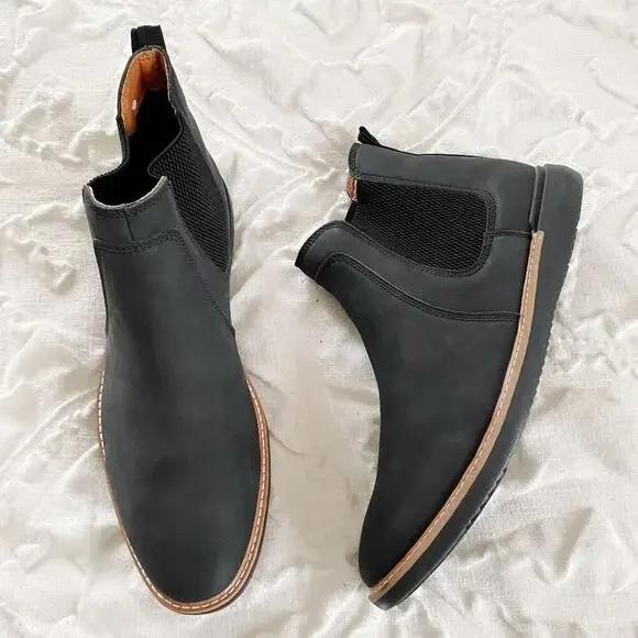 Madden Mens Leather Chelsea Boots Size 11M New