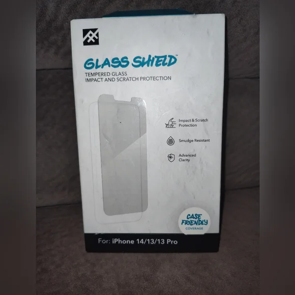 ZAGG ifrogz iPhone 14/13/13 Pro, Glass Shield Screen