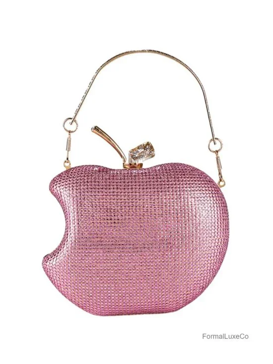 Sparkly Rhinestone Handbag Bling Minaudiere Clutch Crystal Evenings Party Purse