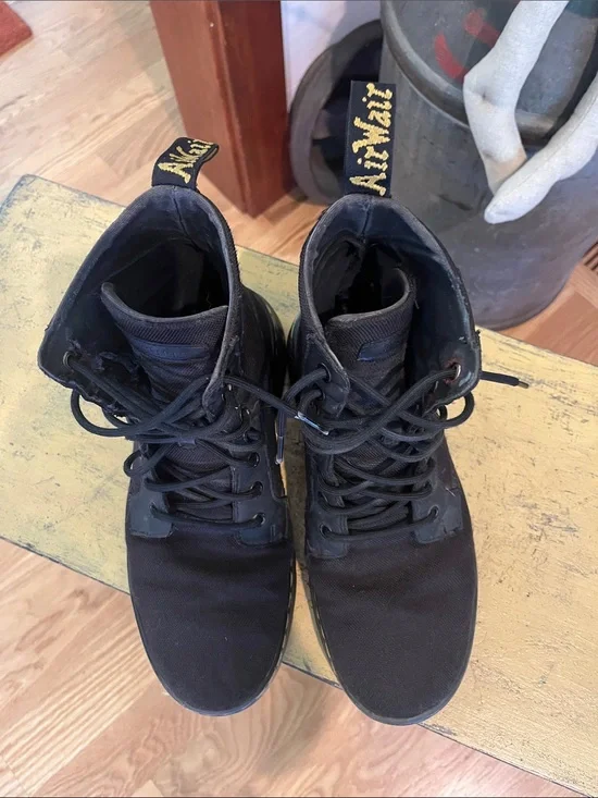 Dr. Martens Black Men's Lace-Up Tactical Boots