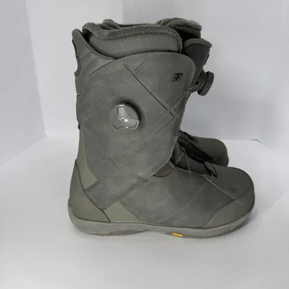 K2 Maysis Snowboard Boots Mens 11 BOA Suede Flex Feel Intuition Foam Gray Logo