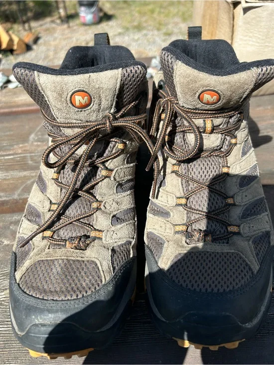Merrell Brown and Black Men's Hiking Boots