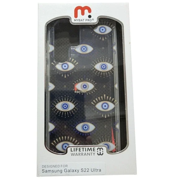 T5. Mybat Pro Mood Series Case For Samsung Galaxy S22 Ultra - Clear‎ Eyes