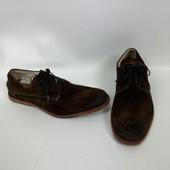 Timberland Boot Company brown leather oxfords Nubuck‎ Men's size 11