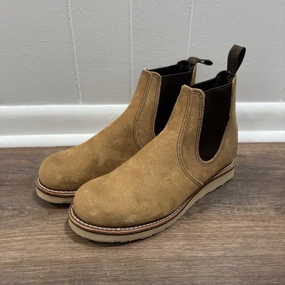 Red Wing Hawthorne Classic Chelsea Boot Men's Sz 8.5 Leather‎ Suede