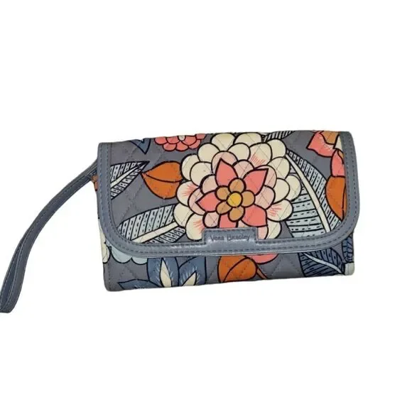 Vera Bradley Tropical Evening Wristlet Wallet