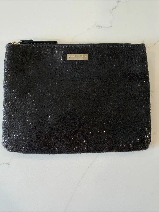 kate spade Black Sparkle Pouch