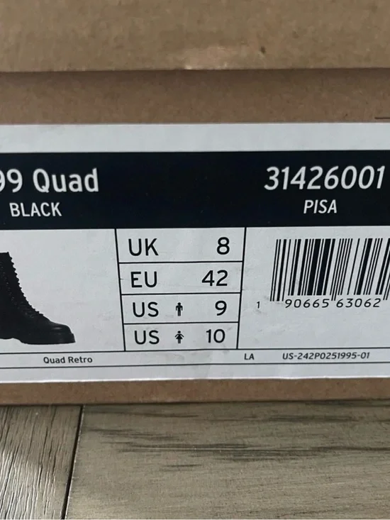 Dr. Martens Box with Black and Yellow Logo