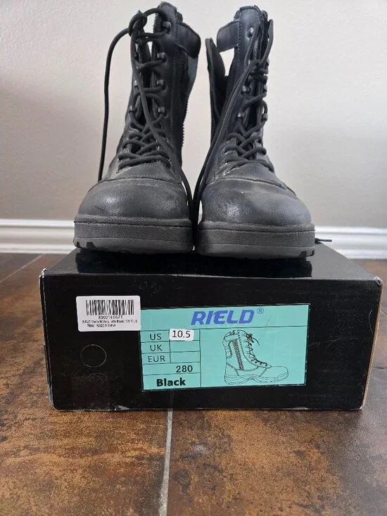 Mens military style boots