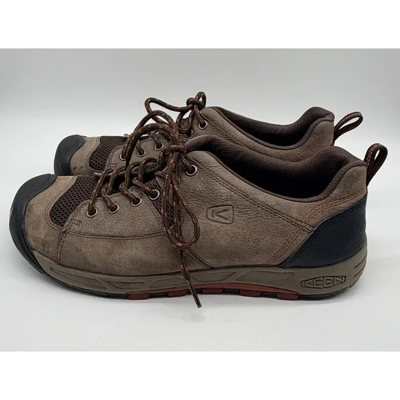 Keen Shoes Men's Sz 10.5 Brown Wichita Hiking Leather