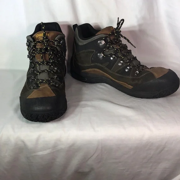 Men's Brown/Black Hiking Boots - Outdoor Trekking Shoesi Size 16