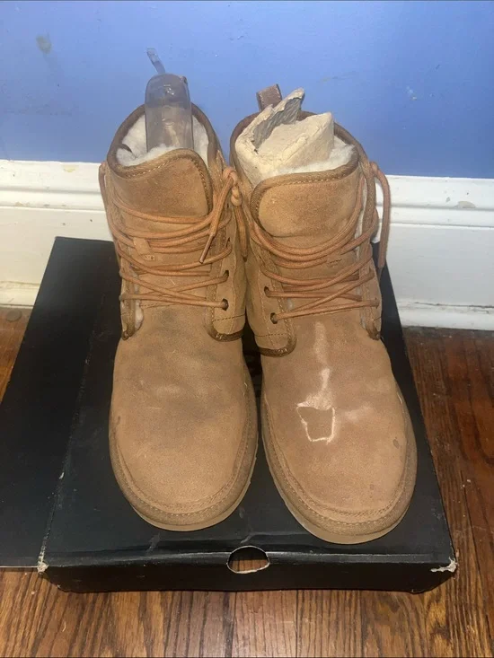 UGG Men's Chestnut Suede Lace-Up Boots
