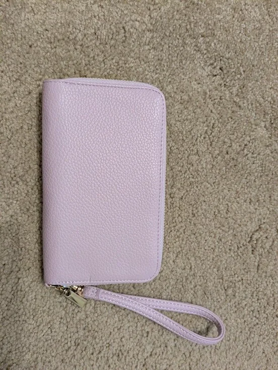 NWOT A New Day Purple Faux Leather Clutch