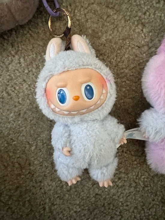 Plush Bunny Monster Pop Mart Labubu plush doll from the Big Into Energy series.