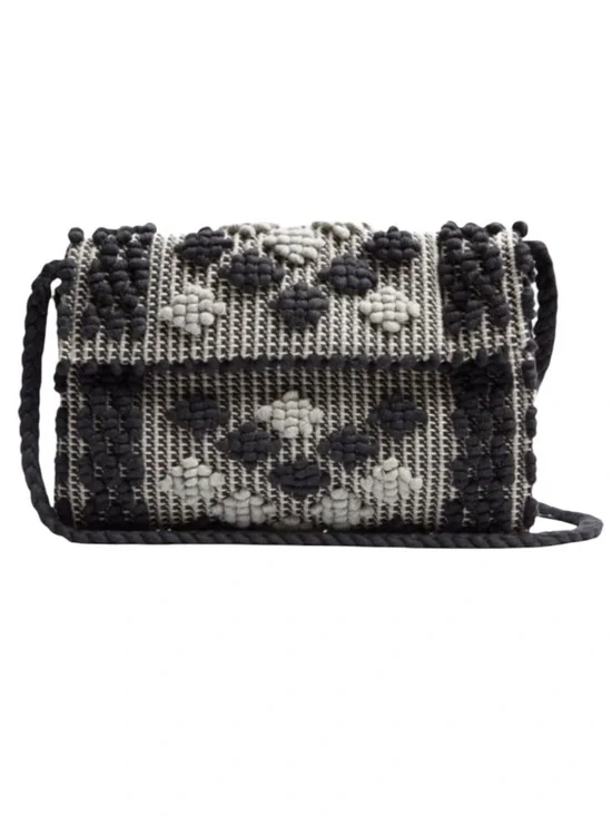 Antonello Tedde Woven Handbag Black Grey
