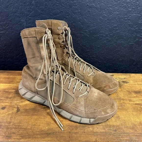 Oakley Light Assault Boot 2 11188-86W Coyote Brown Suede Tactical Mens 11.5