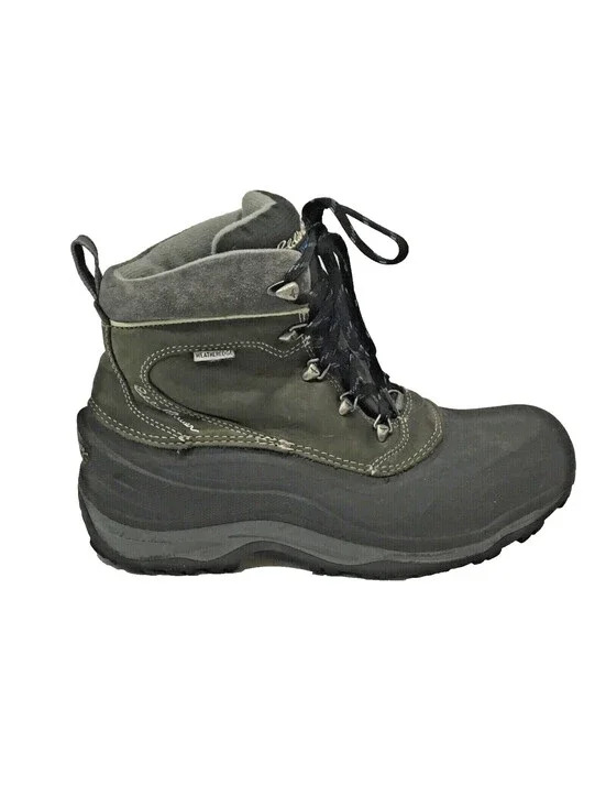 EDDIE BAUER Winter Lace Up Thermafill Weatheredge Boots Mens size 10