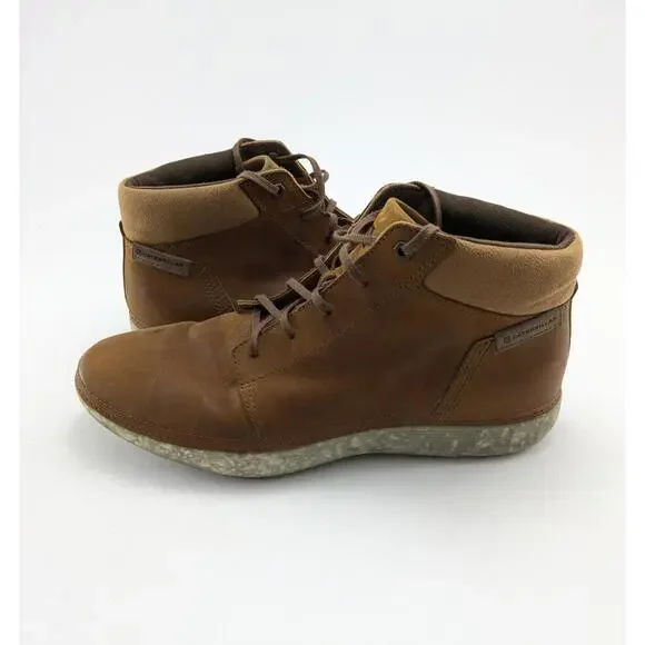 Mens Caterpillar CAT Casual Slip Resistant Chukka Brown Boots P110880 Size‎ 12