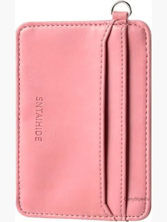 RFID Blocking Wristlet Wallet with Card Slots and Key Ring