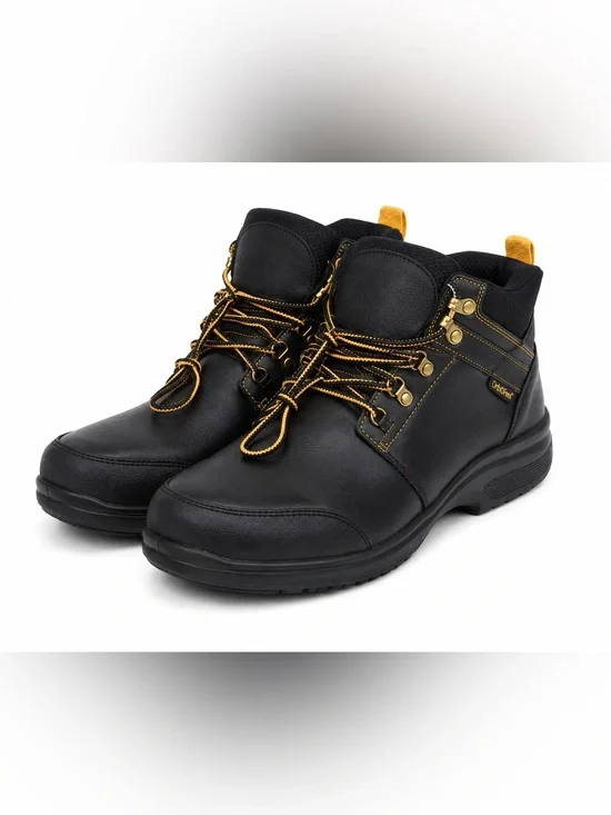 OrthoFeet Men’s 11.5D Composite Toe EH Safety Work Boots Slip Resistant Like New