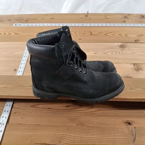 Timberland 6 Inch Waterproof Work Boots Black Mens 13