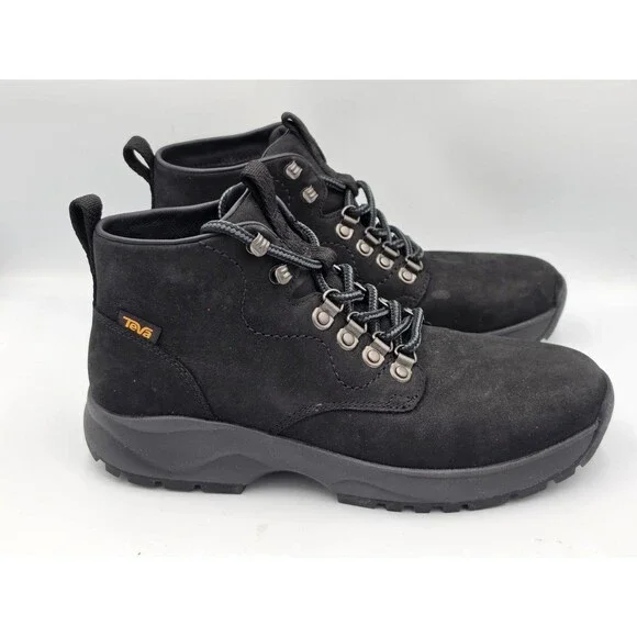 Teva Men's Tusayan Hiking Boot Black Size 9 Waterproof Lace Up Outdoor