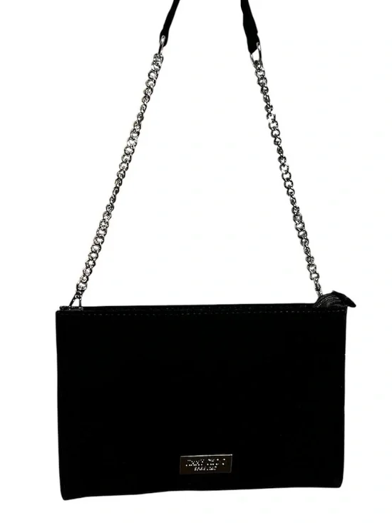 Jimmy Choo Black Velvet Chain-Handle shoulder bag