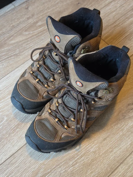 Merrell Brown and Black Hiking Boots